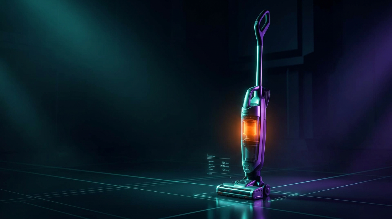 Intelligent vacuum on a holographic floor grid
